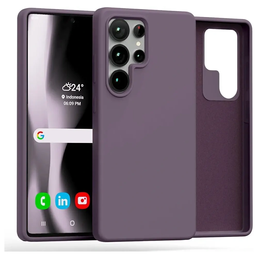 Hurtownia GSM - Etui Mercury Silicone do Samsung Galaxy S25 Ultra fioletowy - MCR494 - {ean13} - Hurt