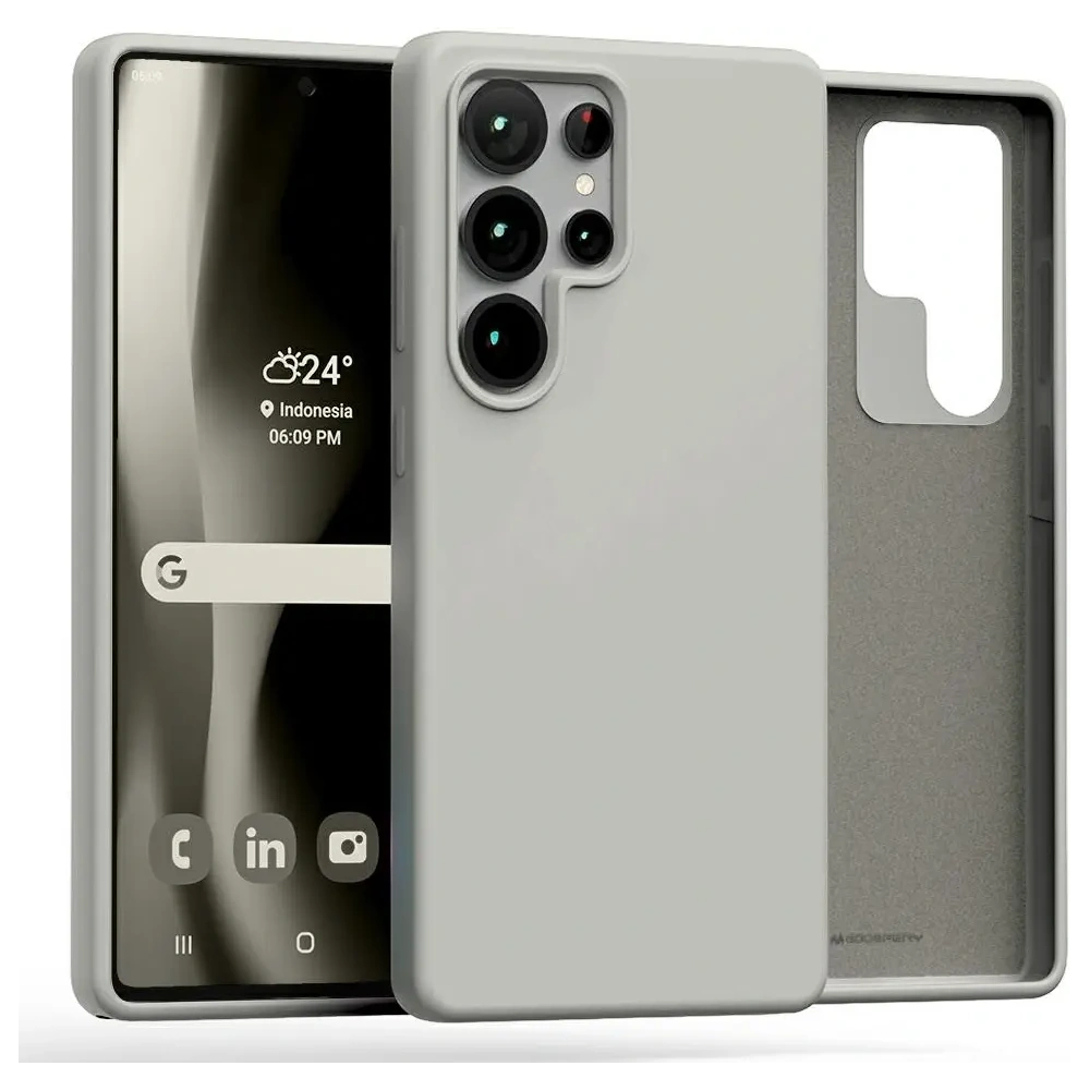 Wholesale Mercury Silicone Case Samsung Galaxy S25 Ultra stone - MCR496 - {ean13} - Hurt