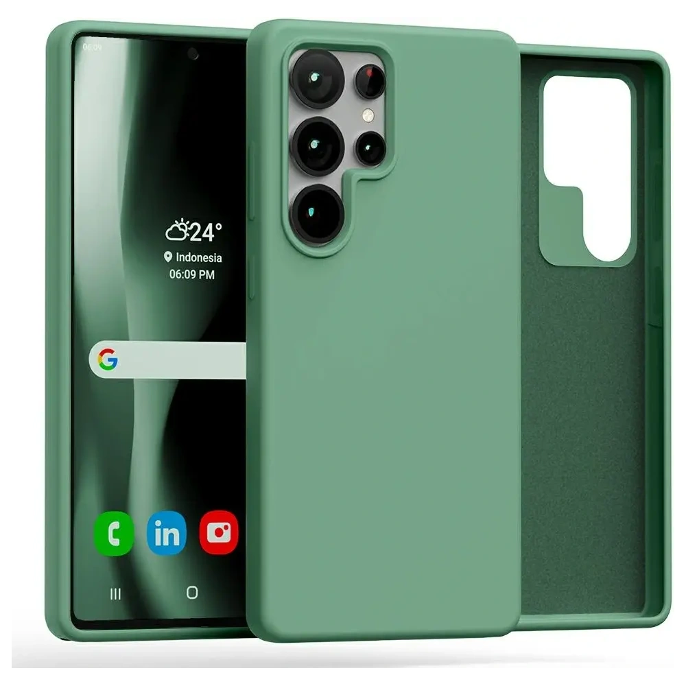 Hurtownia GSM - Mercury Szilikon Tok Samsung Galaxy S25 Ultra zöld - MCR499 - {ean13} - Hurt