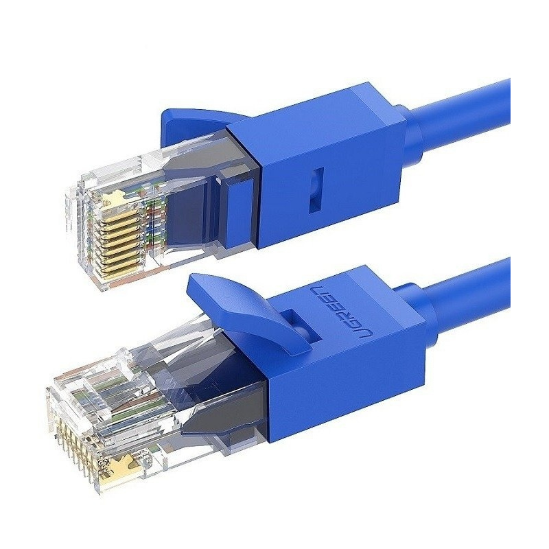 Hurtownia Ugreen - 6957303882076 - UGR413BLU - Kabel sieciowy UGREEN NW102 Ethernet RJ45, Cat.6, UTP, 15m (niebieski) - B2B homescreen