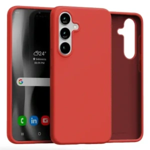 Hurtownia GSM - Etui Mercury Silicone do Samsung Galaxy S25+ Plus czerwony - MCR501 - {ean13} - Hurt
