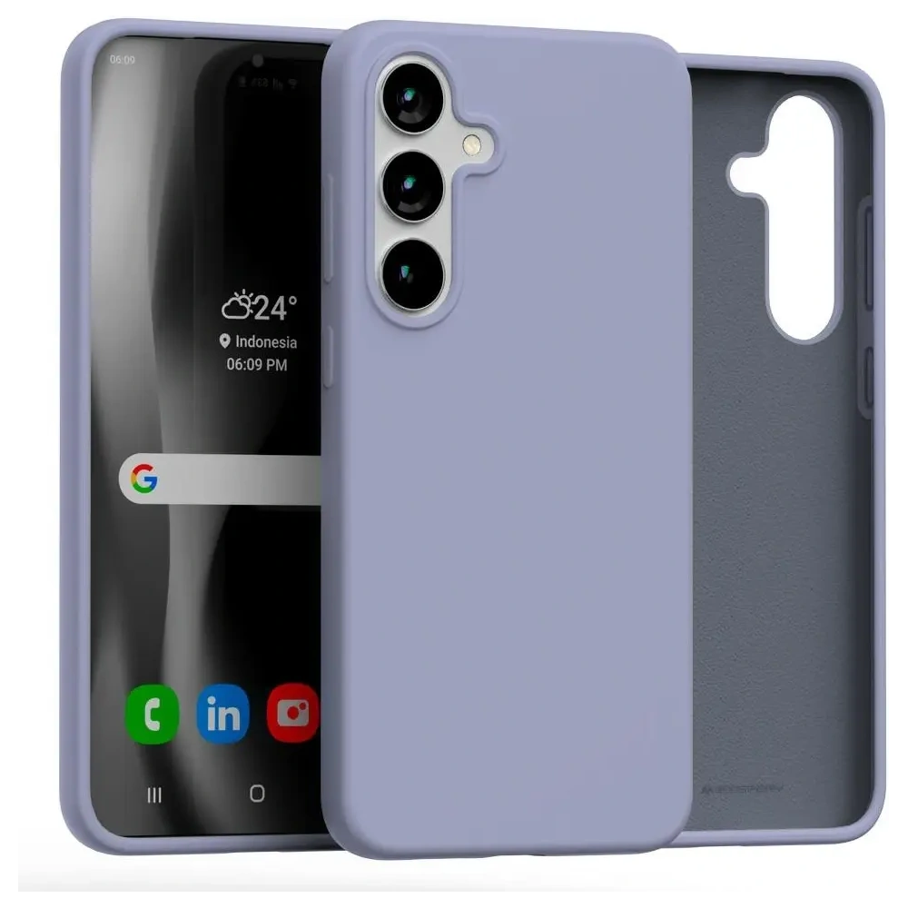 Hurtownia GSM - Etui Mercury Silicone do Samsung Galaxy S25+ Plus lawendowy - MCR503 - {ean13} - Hurt
