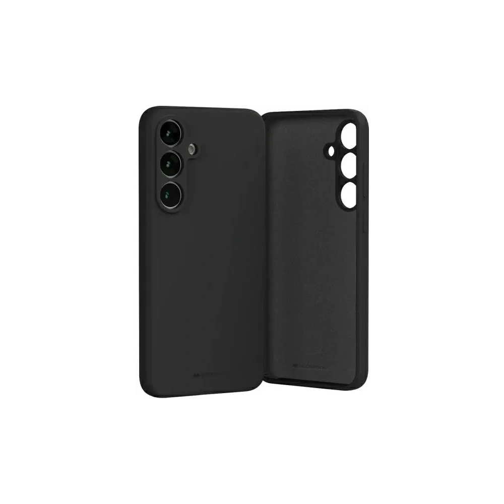 Hurtownia GSM - Husa din silicon Mercury pentru Samsung Galaxy S24 FE neagră - MCR558 - {ean13} - Hurt