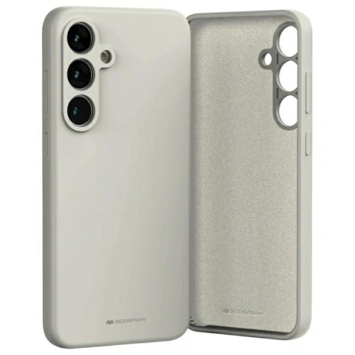 Etui Mercury Silicone do Samsung Galaxy S24 FE kamienny