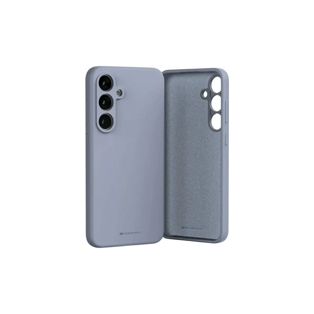 Hurtownia GSM - Husa din silicon Mercury pentru Samsung Galaxy S24 FE gri lavandă - MCR563 - {ean13} - Hurt