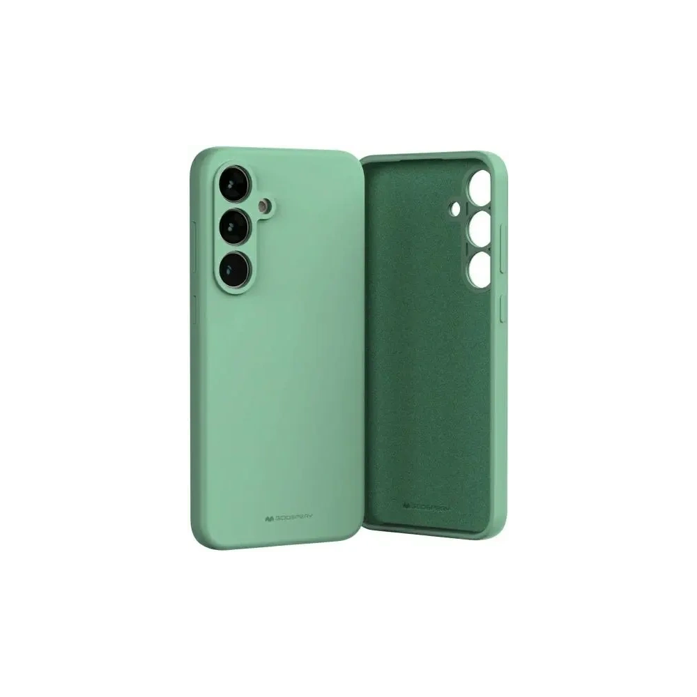 Hurtownia GSM - Husă din silicon Mercury pentru Samsung Galaxy S24 FE verde - MCR565 - {ean13} - Hurt
