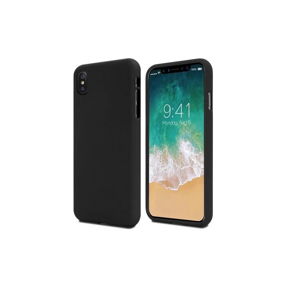 Hurtownia GSM - Husa moale Mercury pentru Apple iPhone 15 Pro Max neagră - MCR584 - {ean13} - Hurt
