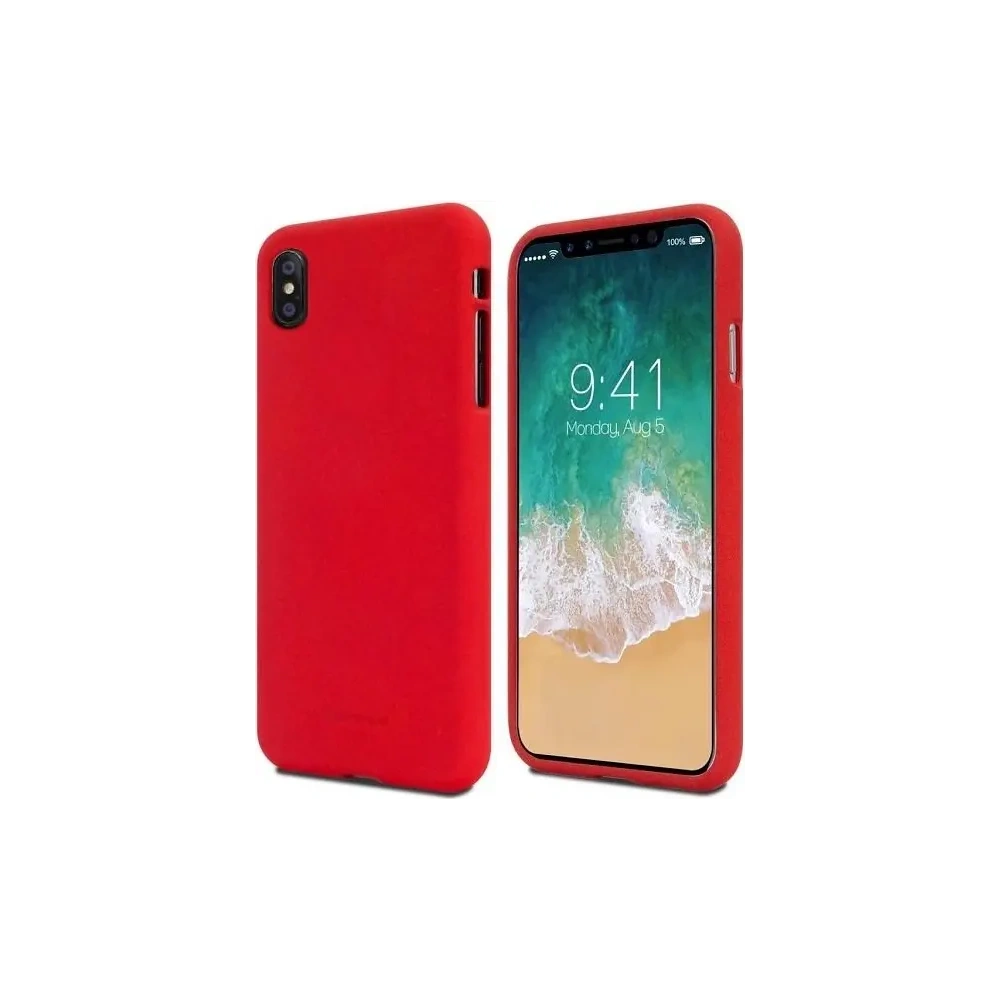 Hurtownia GSM - Husă moale Mercury pentru Apple iPhone 15 Pro Max roșie - MCR585 - {ean13} - Hurt