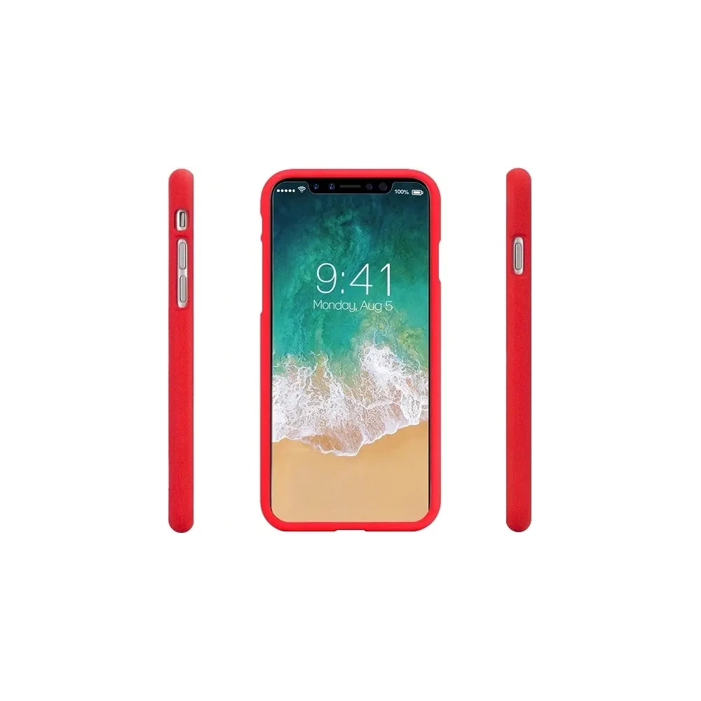 Hurtownia GSM - Husă moale Mercury pentru Apple iPhone 15 Pro Max roșie - MCR585 - {ean13} - Hurt