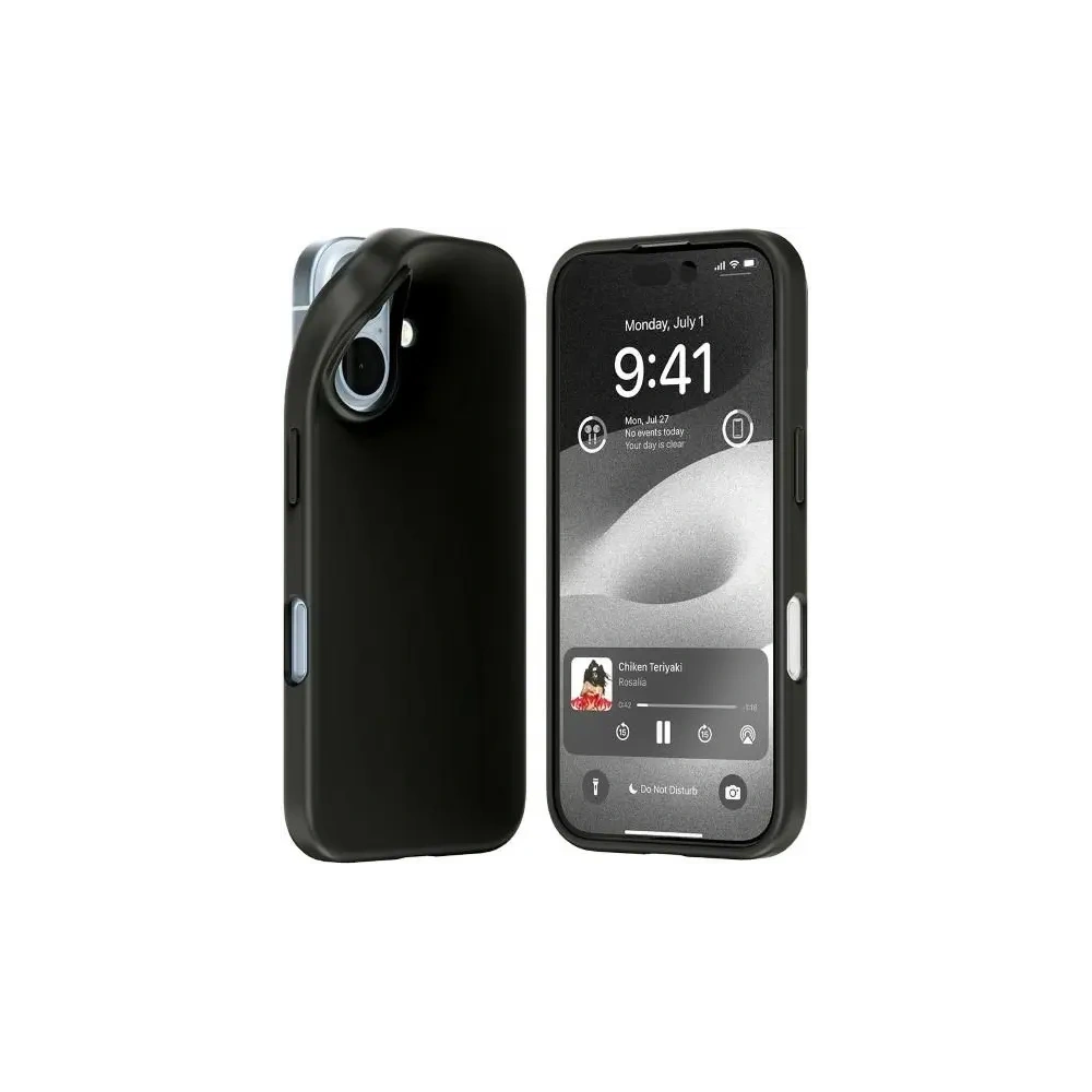 Hurtownia GSM - Carcasă moale Mercury pentru Apple iPhone 16 neagră - MCR590 - {ean13} - Hurt