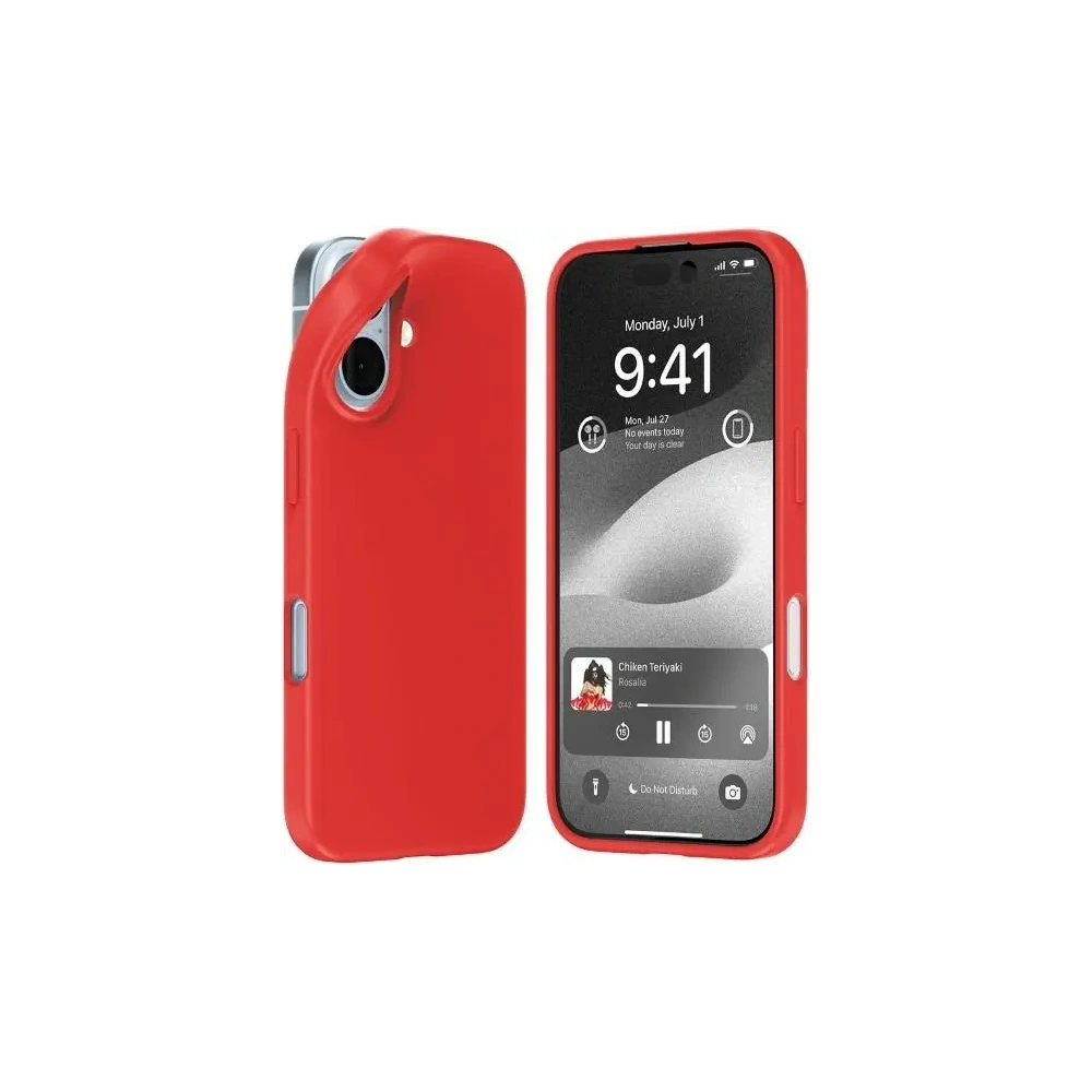 Hurtownia GSM - Husa moale Mercury pentru Apple iPhone 16 roșie - MCR591 - {ean13} - Hurt