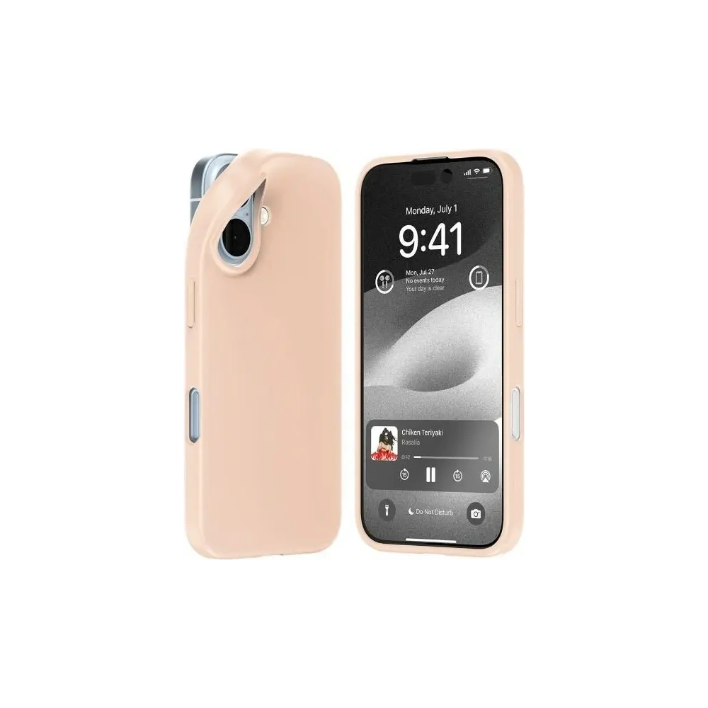 Hurtownia GSM - Husa moale Mercury pentru Apple iPhone 16 roz nisipos - MCR594 - {ean13} - Hurt