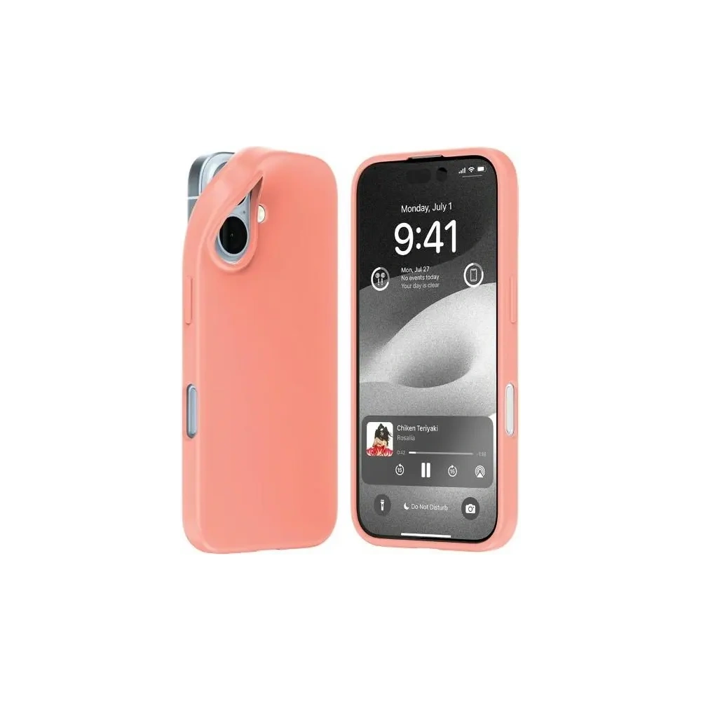 Hurtownia GSM - Husa moale Mercury pentru Apple iPhone 16 roz - MCR595 - {ean13} - Hurt