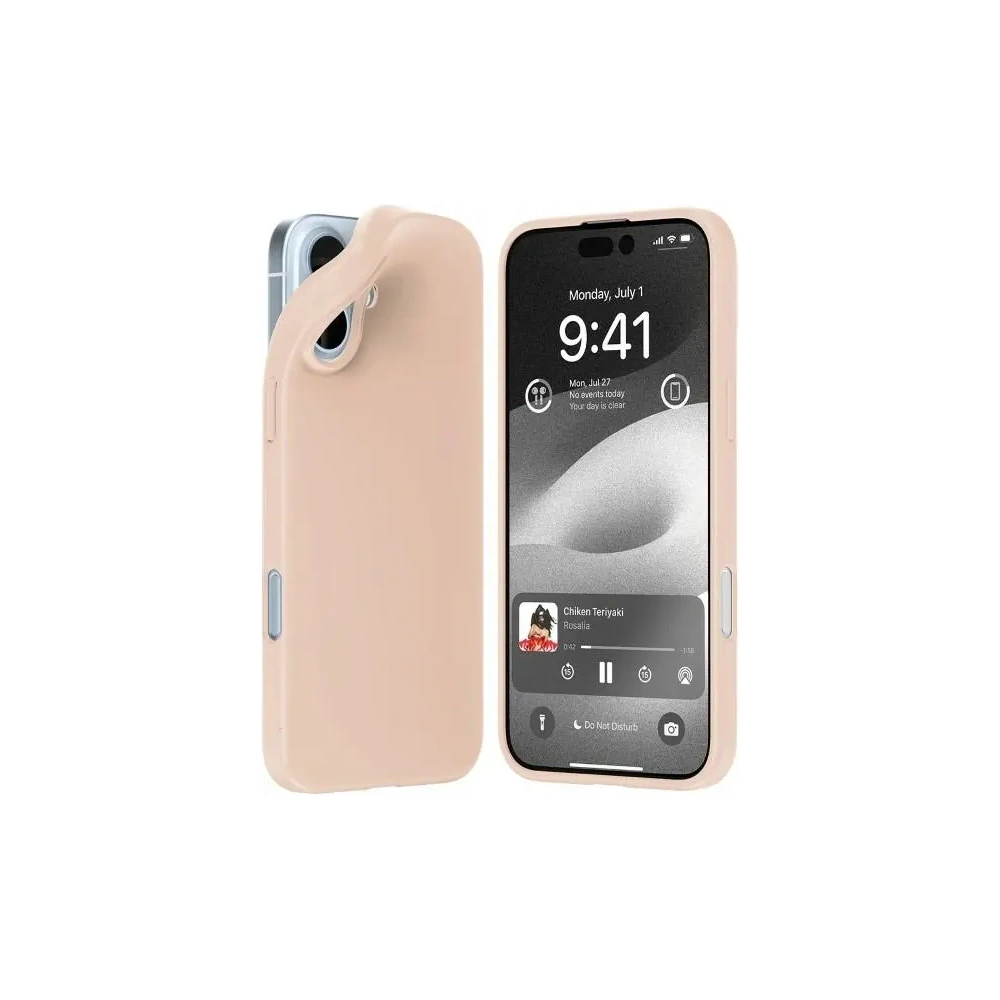 Hurtownia GSM - Husa moale Mercury pentru Apple iPhone 16 Plus roz nisip - MCR600 - {ean13} - Hurt