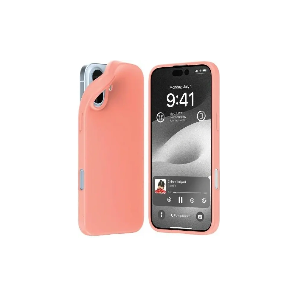 Hurtownia GSM - Husă moale Mercury pentru Apple iPhone 16 Plus roz - MCR601 - {ean13} - Hurt