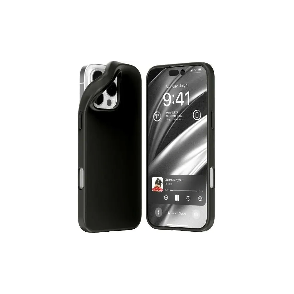Hurtownia GSM - Etui Mercury Soft do Apple iPhone 16 Pro Max czarny - MCR608 - {ean13} - Hurt