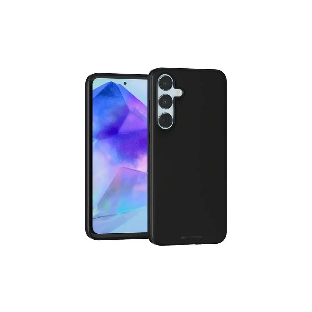 Hurtownia GSM - Husa moale Mercury pentru Samsung Galaxy A55 neagră - MCR679 - {ean13} - Hurt