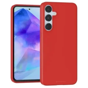 Hurtownia GSM - Husă moale Mercury pentru Samsung Galaxy A55 roșie - MCR680 - {ean13} - Hurt