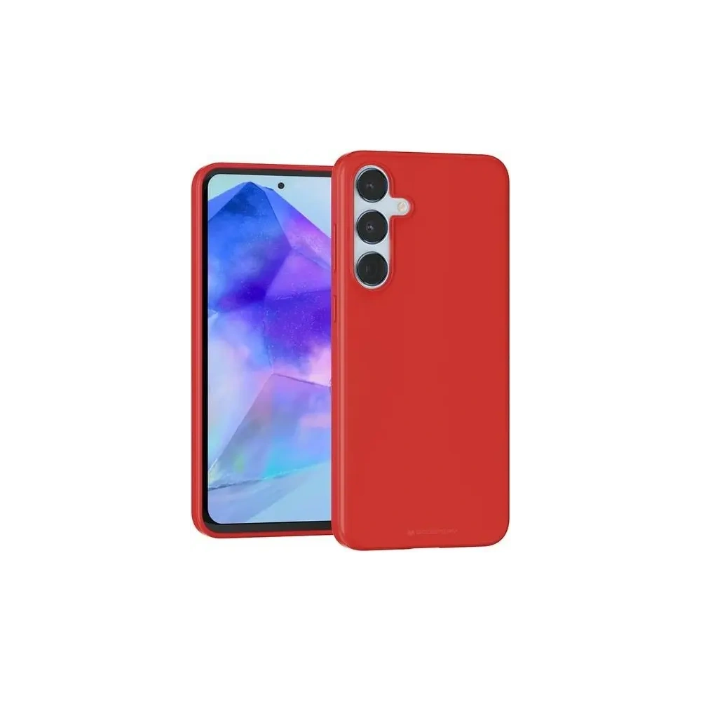 Hurtownia GSM - Husă moale Mercury pentru Samsung Galaxy A55 roșie - MCR680 - {ean13} - Hurt