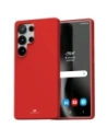 Husă moale Mercury pentru Samsung Galaxy S25 Ultra roșie