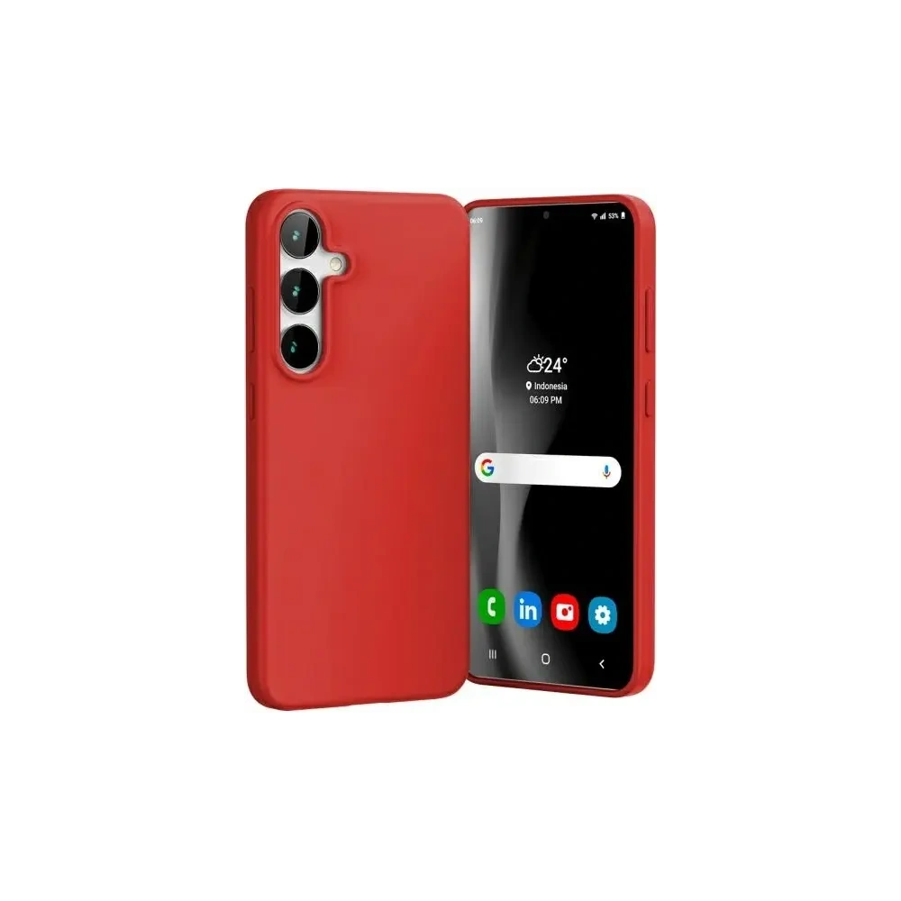 Hurtownia GSM - Mercury Soft Case Samsung Galaxy S24 FE piros - MCR756 - {ean13} - Hurt