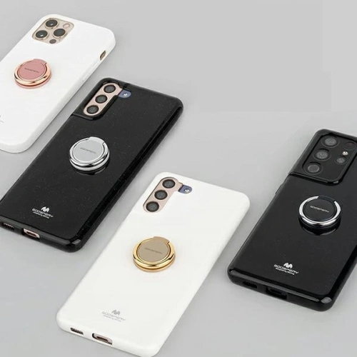 Uchwyt na palec Mercury Ring czarny/srebrny