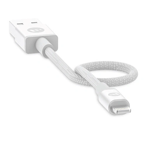 Kabel Mophie Lightning - USB-A 9cm (biały)
