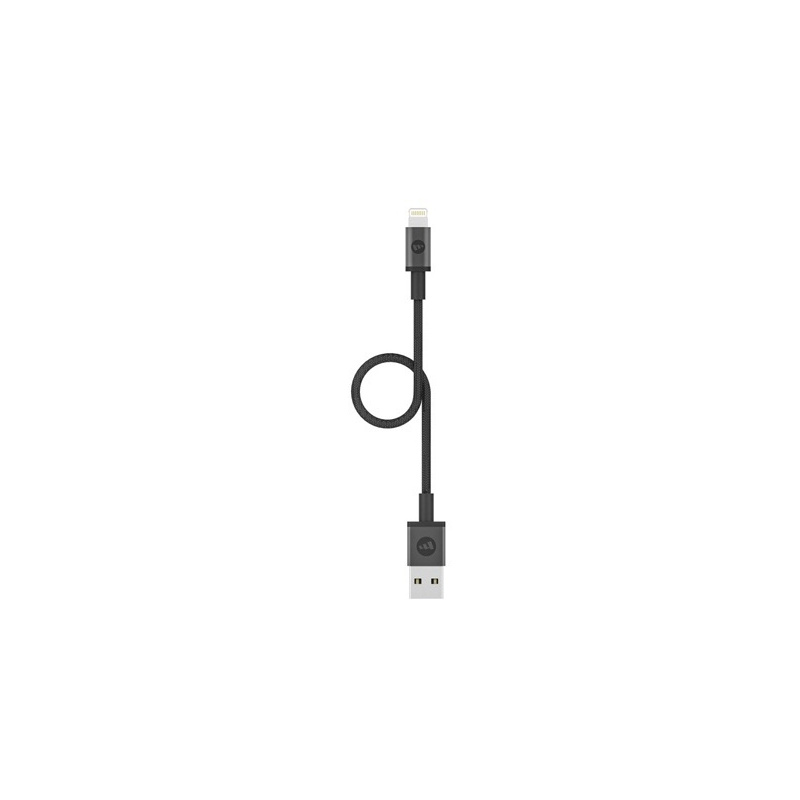 Hurtownia Mophie - 848467093759 - MPH033BLK - Kabel Mophie Lightning - USB-A 9cm (czarny) - B2B homescreen