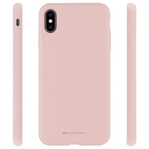 Etui Mercury Silicone do Apple iPhone 13 Pro Max różowo-piaskowy
