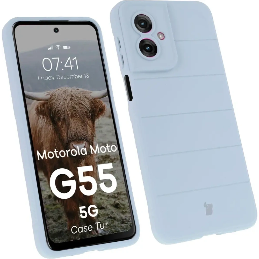 Hurtownia GSM - Bizon Case Tur Motorola Moto G55 5G světle modrý - BIZ9422 - {ean13} - Hurt