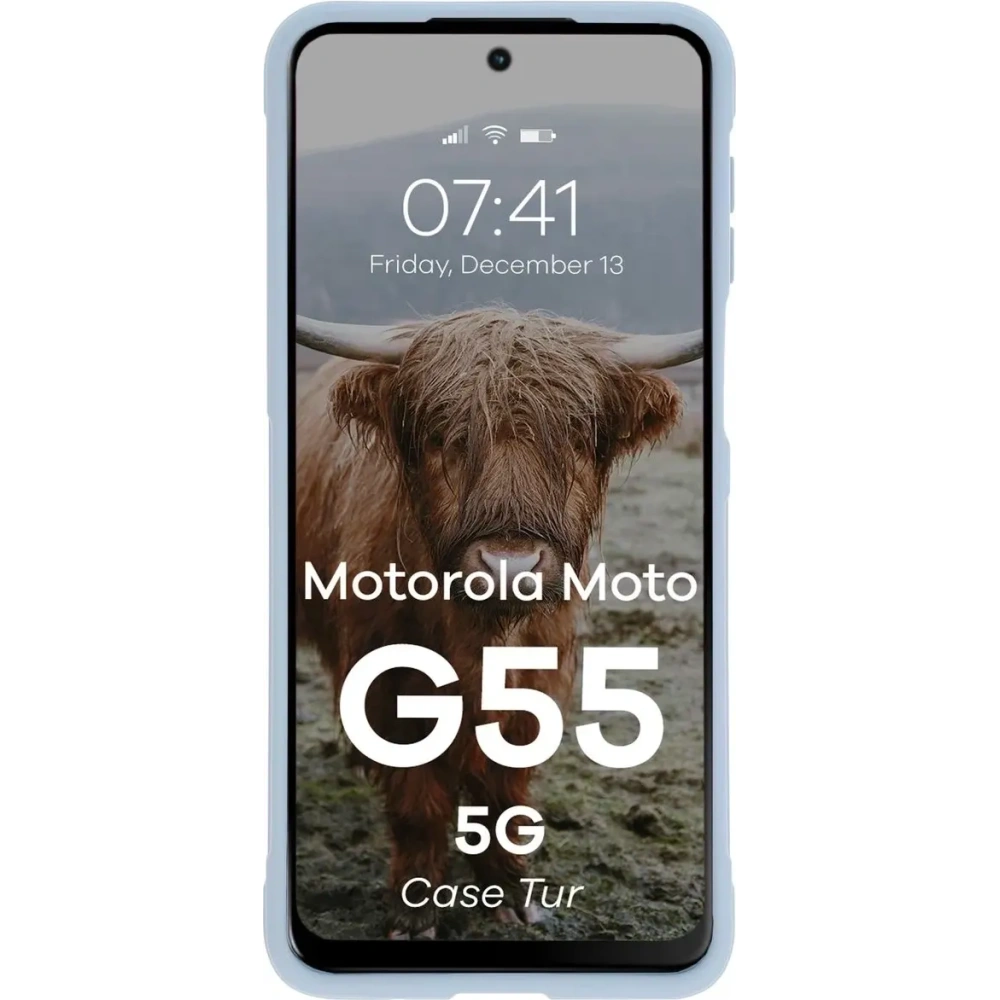 Hurtownia GSM - Bizon Case Tur Motorola Moto G55 5G světle modrý - BIZ9422 - {ean13} - Hurt