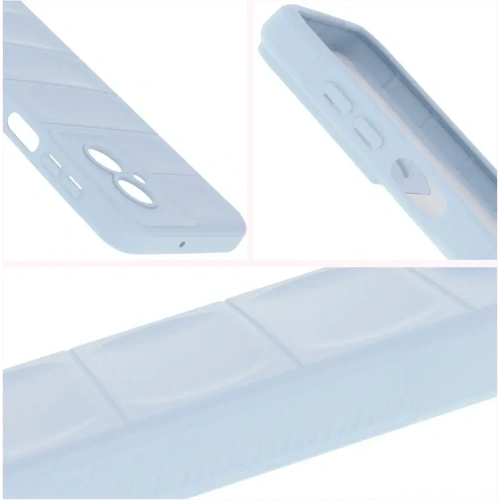 Pancerne etui Bizon Case Tur do Motorola Moto G55 5G jasnoniebieskie