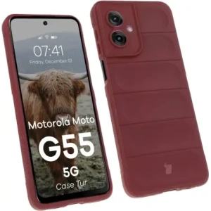 Hurtownia GSM - Pancerne etui Bizon Case Tur do Motorola Moto G55 5G burgundowe - BIZ9423 - {ean13} - Hurt