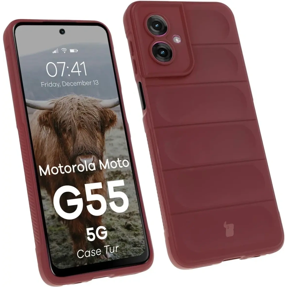 Hurtownia GSM - Bizon Case Tur Motorola Moto G55 5G burgunderrot - BIZ9423 - {ean13} - Hurt