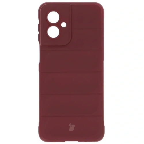 Pancerne etui Bizon Case Tur do Motorola Moto G55 5G burgundowe