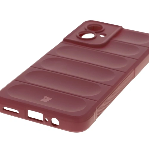 Pancerne etui Bizon Case Tur do Motorola Moto G55 5G burgundowe