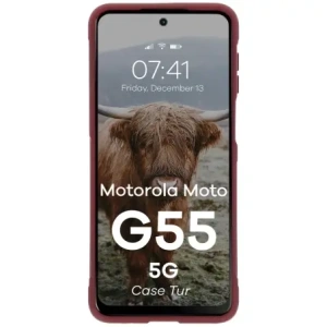 Hurtownia GSM - Bizon Case Tur Motorola Moto G55 5G burgunderrot - BIZ9423 - {ean13} - Hurt