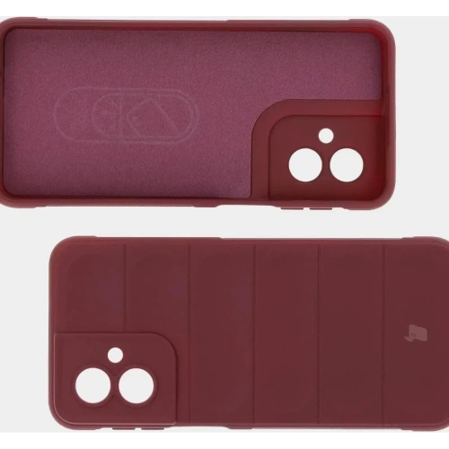 Pancerne etui Bizon Case Tur do Motorola Moto G55 5G burgundowe