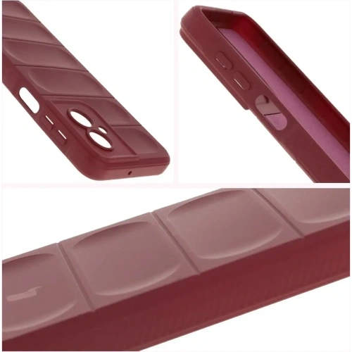 Pancerne etui Bizon Case Tur do Motorola Moto G55 5G burgundowe