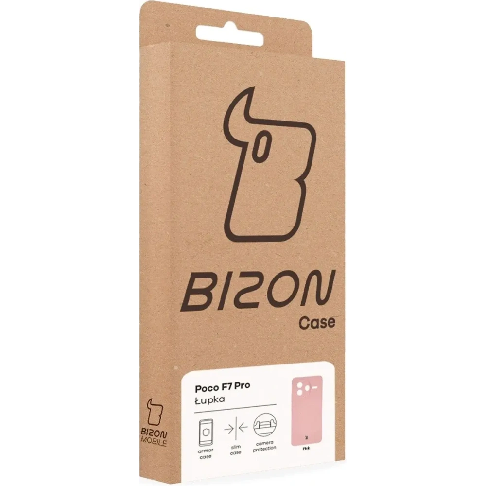 Hurtownia GSM - Bizon Case Łupka Xiaomi Poco F7 Pro růžová - BIZ9425 - {ean13} - Hurt