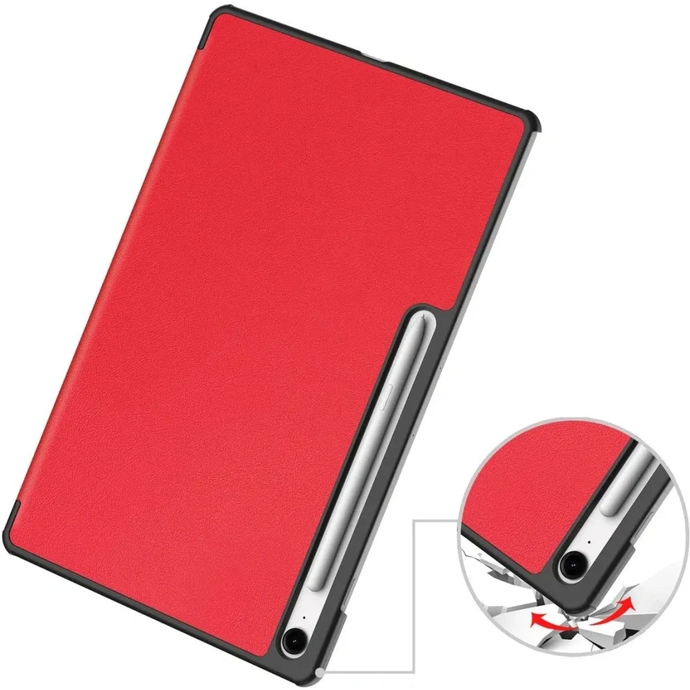 Hurtownia GSM - Bizon Case Tab Croc Samsung Galaxy Tab S10 FE+ Plus piros - BIZ9426 - {ean13} - Hurt