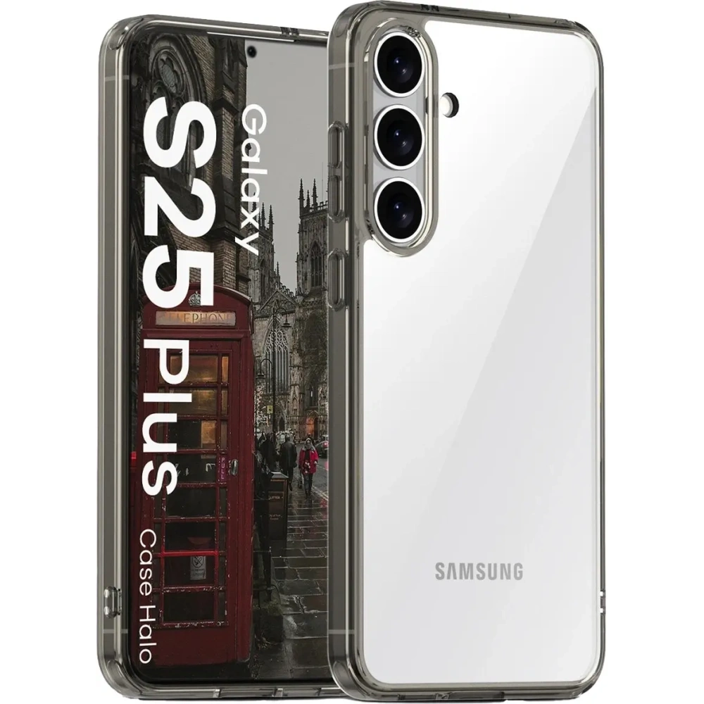 Hurtownia GSM - Bizon Case Halo Samsung Galaxy S25+ Plus füstös fekete - BIZ9428 - {ean13} - Hurt