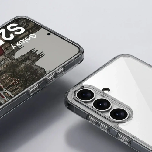 Etui Bizon Case Halo do Samsung Galaxy S25+ Plus przydymione-czarne