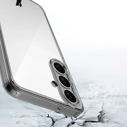 Etui Bizon Case Halo do Samsung Galaxy S25+ Plus przydymione-czarne