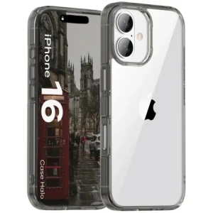 Hurtownia GSM - Bizon Case Halo Apple iPhone 16 kouřově černý - BIZ9429 - {ean13} - Hurt