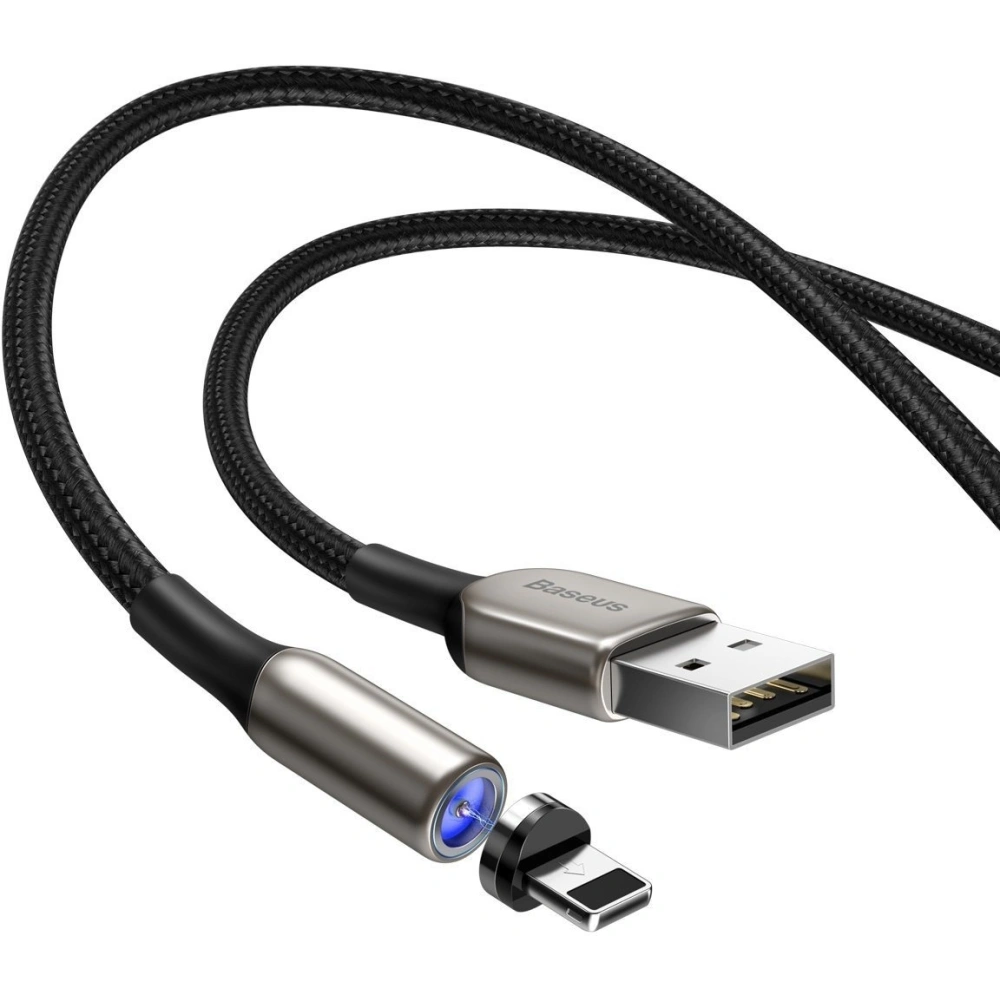 Hurtownia GSM - Kabel magnetický Lightning Baseus Zinc 2A 1m černý - BSU1536BLK - {ean13} - Hurt