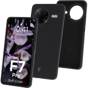 Hurtownia GSM - Silikonowe etui Bizon Soft Case do Xiaomi POCO F7 Pro czarne - BIZ9434 - {ean13} - Hurt