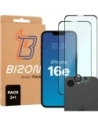 Bizon Edge 2 Pack 2x tempered glass + 1x lens protection Apple iPhone 16e