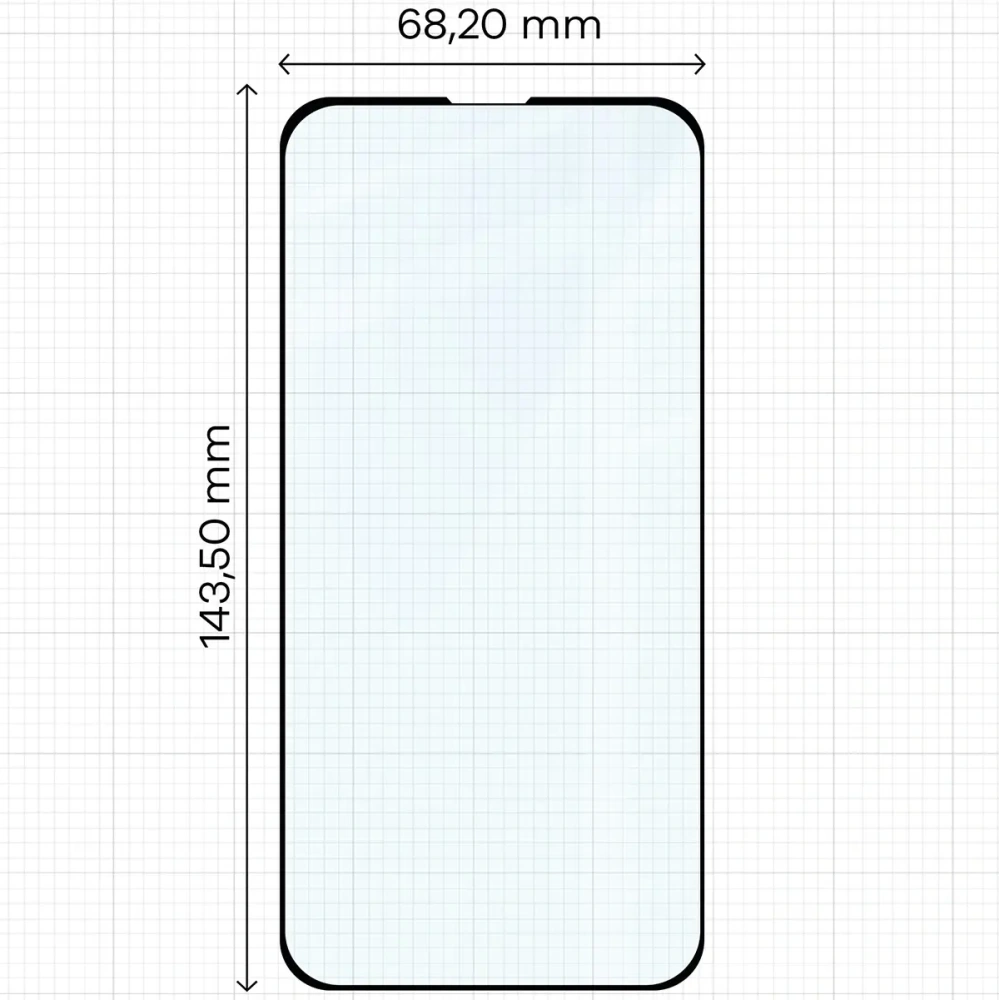Hurtownia GSM - Bizon Edge 2 Pack 2x gehärtetes Glas + 1x Linsenschutz für Apple iPhone 16e - BIZ9435 - {ean13} - Hurt
