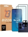 Hurtownia GSM - Bizon Edge 2 Pack 2x gehärtetes Glas + 1x Linsenschutz für Oppo Reno13 - BIZ9436 - {ean13} - Hurt